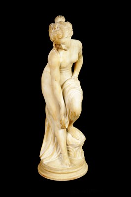 Lot 516 - JOSEPH FRUGONI (1897 - 1923). AN EARLY 20TH CENTURY CARVED CARRARA MARBLE SCULPTURE