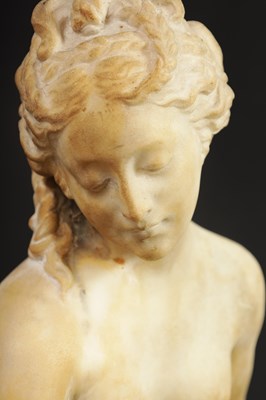 Lot 516 - JOSEPH FRUGONI (1897 - 1923). AN EARLY 20TH CENTURY CARVED CARRARA MARBLE SCULPTURE