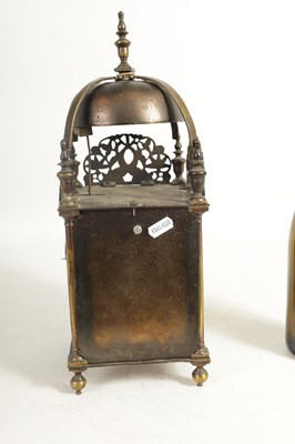 Lot 743 - A 19TH CENTURY LANTERN CLOCK OF 17TH CENTURY DESIGN