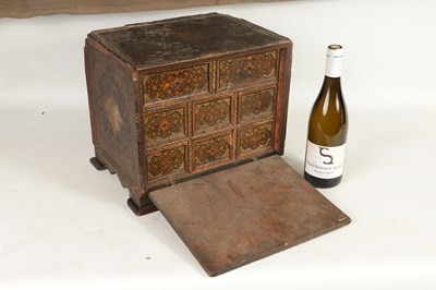 Lot 190 - A 17TH CENTURY ANGLO INDIAN TABLE CABINET