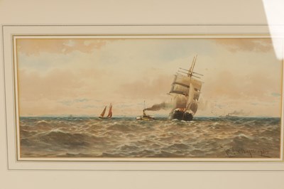 Lot 874 - WILLIAM THOMAS NICHOLS BOYCE (1857-1911) A PAIR OF EARLY 20TH CENTURY MARINE WATERCOLOURS