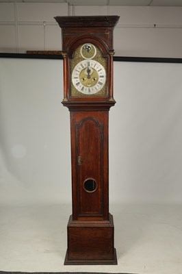 Lot 839 - GABRIEL SMITH, NANTWICH.  A GEORGE II EIGHT-DAY LONGCASE CLOCK WITH PENNY MOON