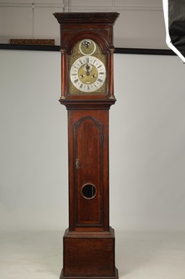 Lot 839 - GABRIEL SMITH, NANTWICH.  A GEORGE II EIGHT-DAY LONGCASE CLOCK WITH PENNY MOON