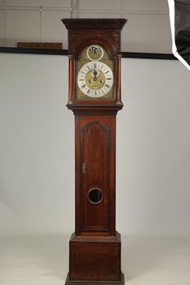 Lot 839 - GABRIEL SMITH, NANTWICH.  A GEORGE II EIGHT-DAY LONGCASE CLOCK WITH PENNY MOON