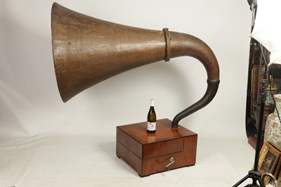 Lot 595 - A RARE 1930’S OVERSIZED E.M.G. MARK XB GRAMOPHONE