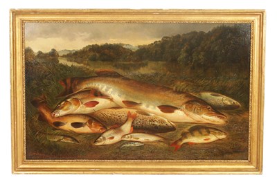 Lot 633 - HENRY LEONIDAS ROLFE (BRITISH, ACTIVE 1847 - 1881) THE DAYS CATCH