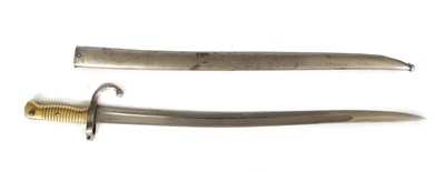 Lot 463 - A FRENCH 1866 MODEL CHASSEPOT SWORD BAYONET