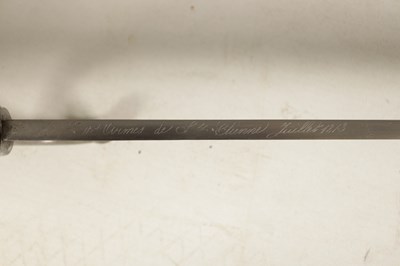 Lot 380 - A FRENCH 1866 MODEL CHASSEPOT SWORD BAYONET