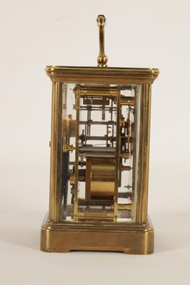 Lot 1062 - A MATTHEW NORMAN BRASS STRIKING CARRIAGE CLOCK