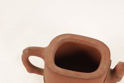 Lot 176 - A CHINESE TERRACOTTA TEAPOT