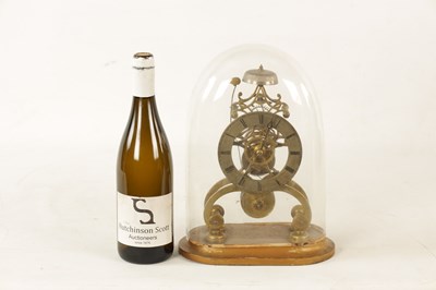 Lot 938 - MAYO AND SON, MANCHESTER. A 19TH CENTURY ENGLISH FUSEE SKELETON CLOCK