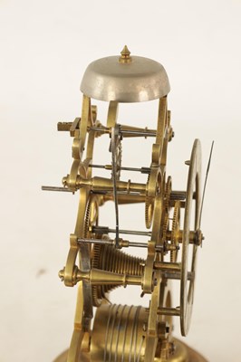 Lot 938 - MAYO AND SON, MANCHESTER. A 19TH CENTURY ENGLISH FUSEE SKELETON CLOCK