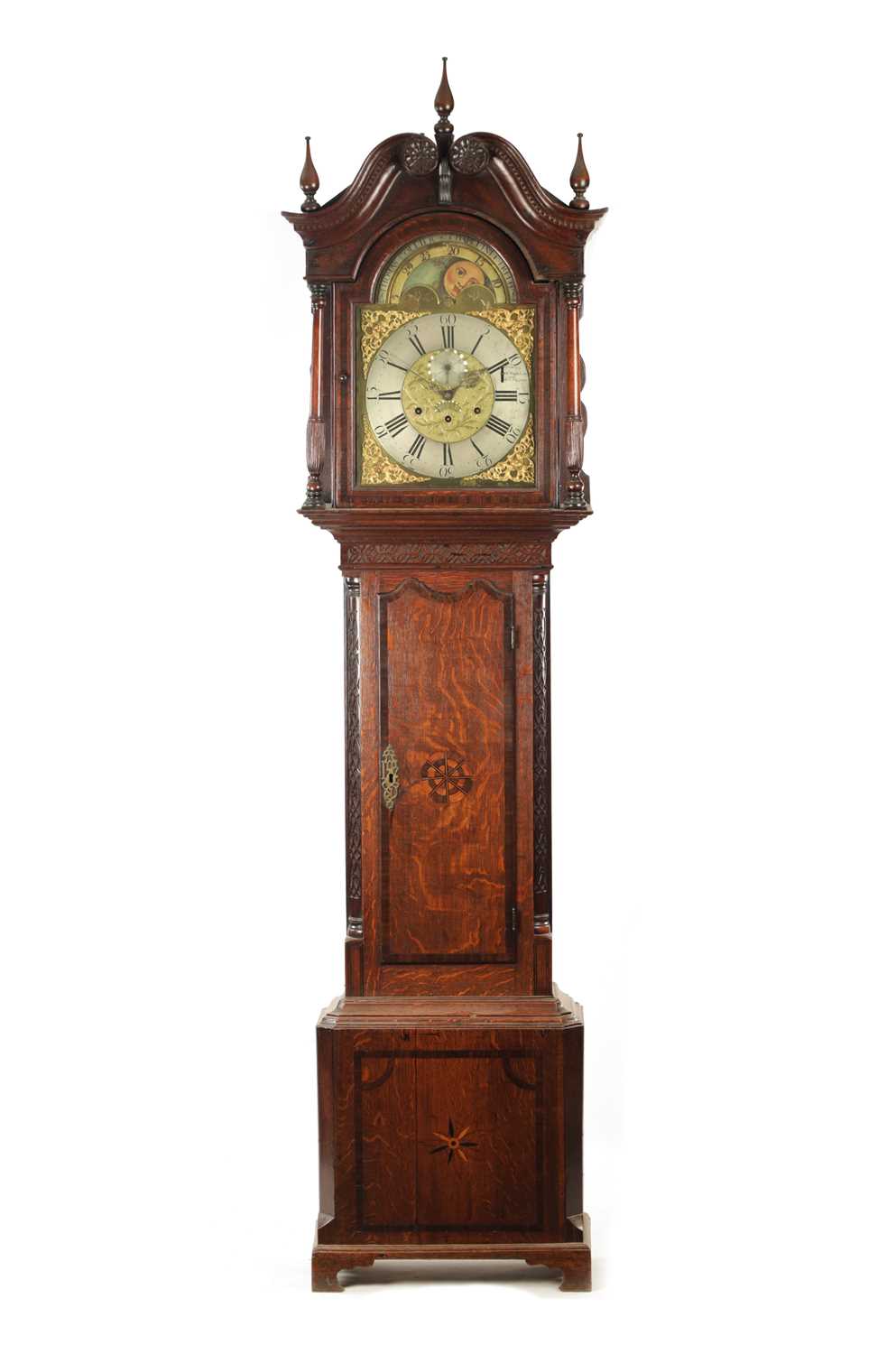 Lot 1016 - THOMAS COLLIER, CHAPEL-IN-LE-FRITH. A MID 18TH CENTURY MUSICAL LONGCASE CLOCK