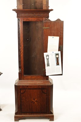 Lot 1016 - THOMAS COLLIER, CHAPEL-IN-LE-FRITH. A MID 18TH CENTURY MUSICAL LONGCASE CLOCK