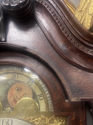 Lot 1016 - THOMAS COLLIER, CHAPEL-IN-LE-FRITH. A MID 18TH CENTURY MUSICAL LONGCASE CLOCK