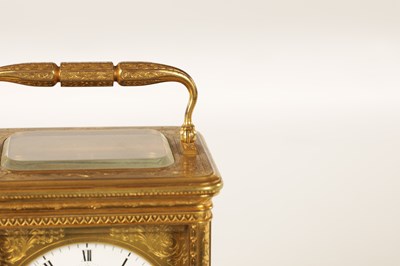 Lot 773 - BOURDIN, PARIS. A FINE EARLY FRENCH GRAND SONNERIE CARRIAGE CLOCK WITH DUPLEX ESCAPEMENT