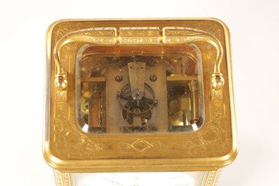 Lot 773 - BOURDIN, PARIS. A FINE EARLY FRENCH GRAND SONNERIE CARRIAGE CLOCK WITH DUPLEX ESCAPEMENT