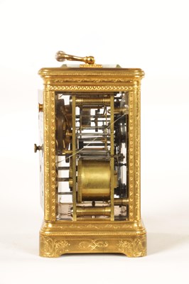 Lot 773 - BOURDIN, PARIS. A FINE EARLY FRENCH GRAND SONNERIE CARRIAGE CLOCK WITH DUPLEX ESCAPEMENT