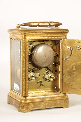 Lot 773 - BOURDIN, PARIS. A FINE EARLY FRENCH GRAND SONNERIE CARRIAGE CLOCK WITH DUPLEX ESCAPEMENT