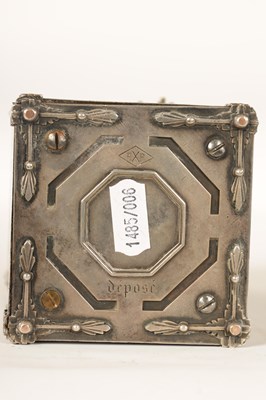 Lot 979 - A RARE AND UNUSUAL FRENCH GOTHIC REVIVAL ‘ANGELUS’ REPEATING CARRIAGE CLOCK