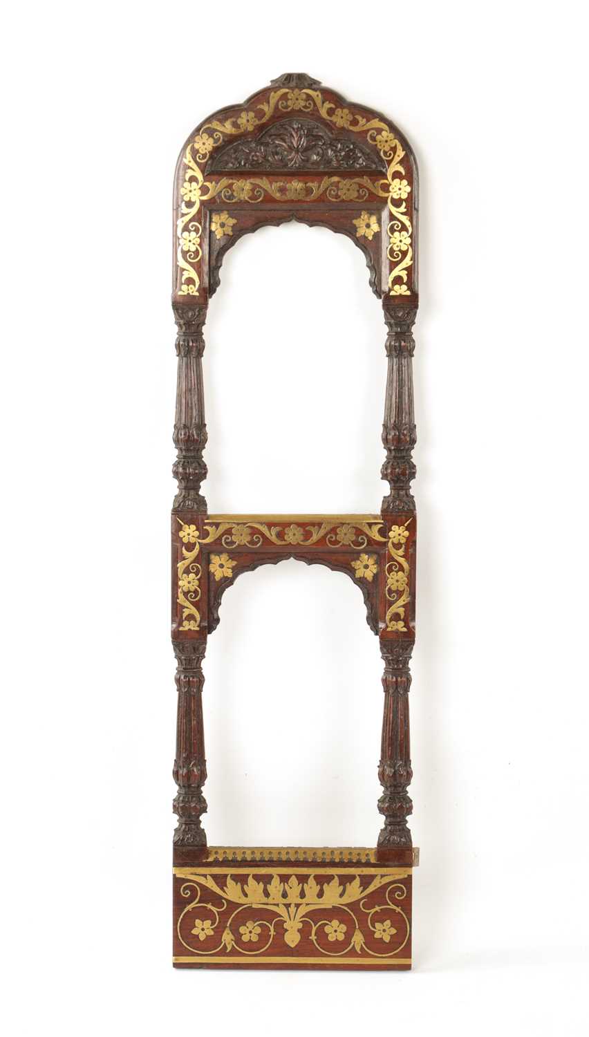 Lot 225 - A LATE 19TH CENTURY ANGLO-INDIAN BRASS