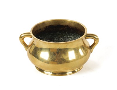 Lot 279 - A CHINESE CAST BRASS CENSER