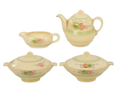 Lot 44 - A COLLECTION OF CLARICE CLIFF ITEMS IN THE 'HONEY DEW' PATTERN