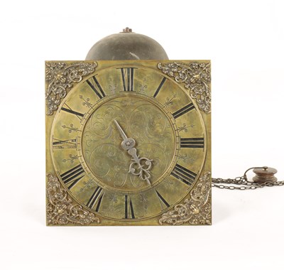 Lot 980 - ARCHER, STOW.  AN EARLY 18TH CENTURY 30HR HOOK AND SPIKE WALL CLOCK