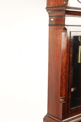 Lot 450 - JOHN PICKFORD, LIVERPOOL. A 19TH CENTURY FLAME MAHOGANY REGULATOR LONGCASE CLOCK