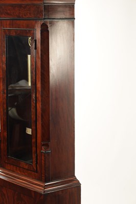 Lot 450 - JOHN PICKFORD, LIVERPOOL. A 19TH CENTURY FLAME MAHOGANY REGULATOR LONGCASE CLOCK