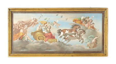 Lot 655 - AN 18TH/19TH CENTURY ITALIAN GRAND TOUR OIL ON TIN