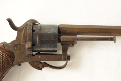 Lot 482 - A SMALL 19TH CENTURY PINFIRE REVOLVER