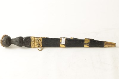 Lot 478 - A GILT MOUNTED SCOTTISH DRESS DIRK