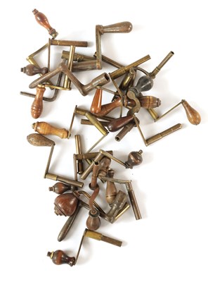 Lot 989 - A COLLECTION OF 25 VIENNA CLOCK KEYS