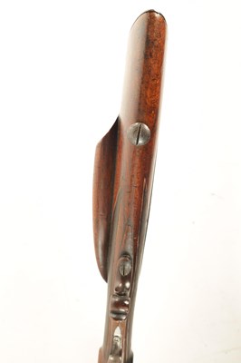 Lot 480 - AUGUST KRAMER A NEUHAUS. A 19TH CENTURY DOUBLE BARREL PERCUSSION SHOTGUN