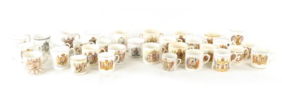 Lot 85 - A COLLECTION OF 32 COMMEMORATIVE MUGS