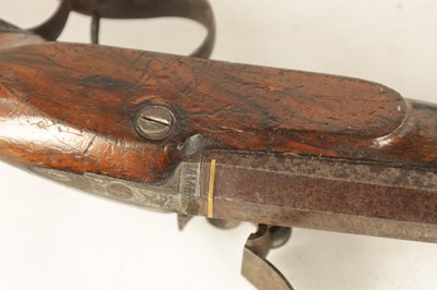 Lot 454 - RICHARD HOLLIS, LONDON. A GOOD PAIR OF EARLY 19TH CENTURY OFFICERS FLINTLOCK PISTOLS