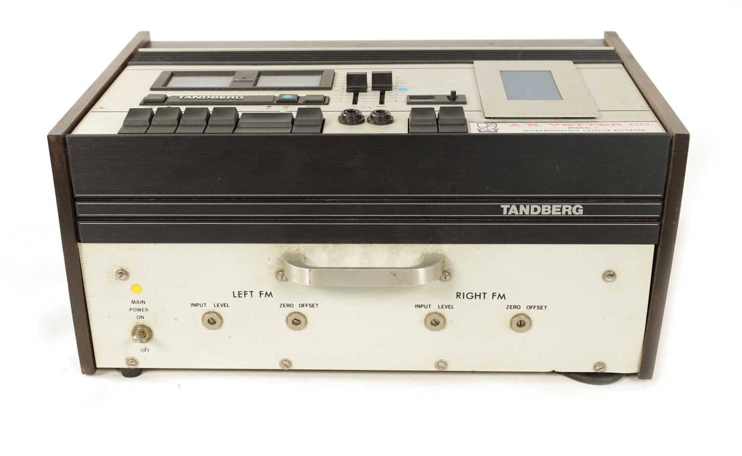 Lot 755 - TANDBERG A. R. VETTER CO MODEL C INSTRUMENTATION CASSETTE RECORDER