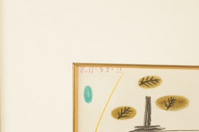 Lot 1024 - A PABLO PICASSO LIMITED EDITION COLOUR LITHOGRAPH TITLED 'STUDIO (II)'