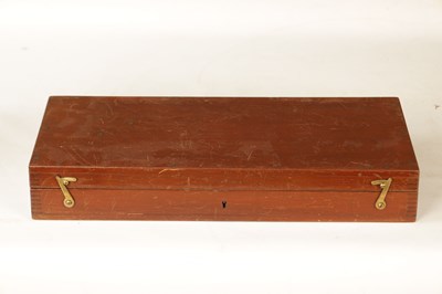 Lot 494 - A CASED THREE-ARM PROTRACTOR SIGNED HEATH & CO. LONDON.