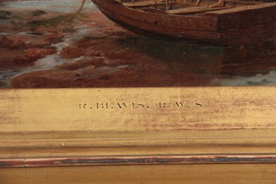 Lot 770 - RICHARD BEAVIS (1824-1896) OIL ON CANVAS