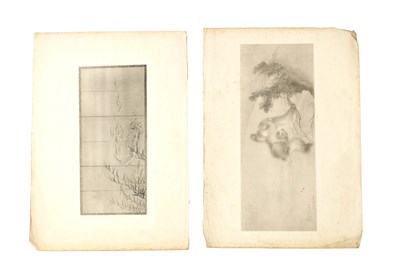 Lot 190 - A FINE PAIR OF CHINESE BLOCK PRINTED PICTURES