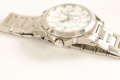 Lot 267 - A GENTLEMAN’S STEEL SEIKO PREMIER KINETIC DIRECT DRIVE WRISTWATCH