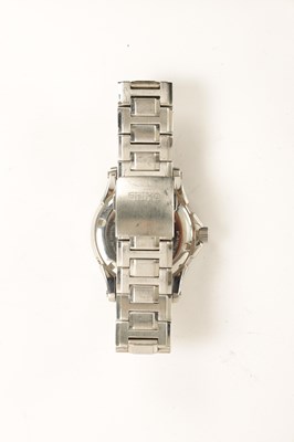 Lot 267 - A GENTLEMAN’S STEEL SEIKO PREMIER KINETIC DIRECT DRIVE WRISTWATCH