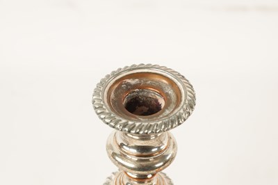 Lot 306 - TWO OLD SHEFFIELD SILVER PLATED CANDLESTICKS
