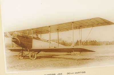 Lot 97 - A COLLECTION OF EIGHT FRAMED PHOTOGRAPH PRINTS OF VINTAGE PLANES