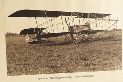 Lot 97 - A COLLECTION OF EIGHT FRAMED PHOTOGRAPH PRINTS OF VINTAGE PLANES