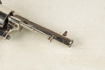 Lot 315 - A LATE 19TH CENTURY 7MM DOUBLE ACTION POCKET PISTOL REVOLVER