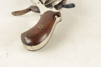 Lot 315 - A LATE 19TH CENTURY 7MM DOUBLE ACTION POCKET PISTOL REVOLVER