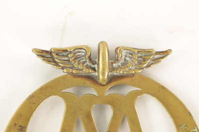 Lot 64 - AN EARLY AA BRASS CAR BADGE